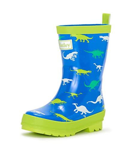 Hatley Boy's Printed Rain Boots Raincoat, Dinosaur Menagerie, 12 Little Kid | Amazon (US)