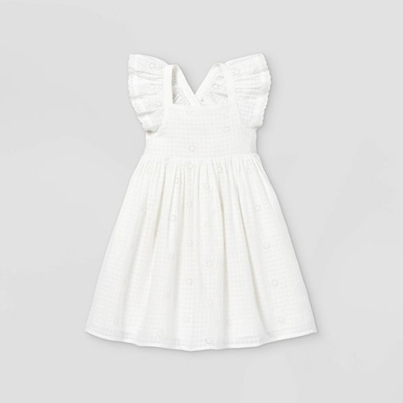 Toddler Girls' Ruffle Sleeve Dress - Cat & Jack™ | Target