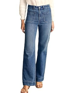 Astylish Women's Wide Leg Jeans High Waisted Stretchy Straight Leg Jeans Loose Trendy Denim Pants... | Amazon (US)