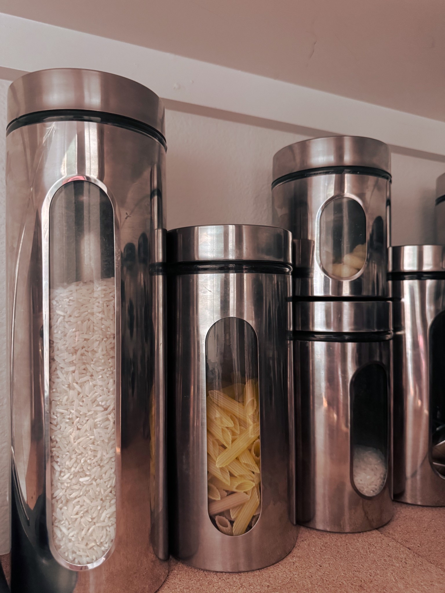 Pasta noodle rice canisters | organized kitchen pantry 

#LTKselfcare #LTKHome #LTKfoodie