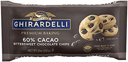 Ghirardelli Baking Chips, 60% Bittersweet Chocolate, 10 oz | Amazon (US)
