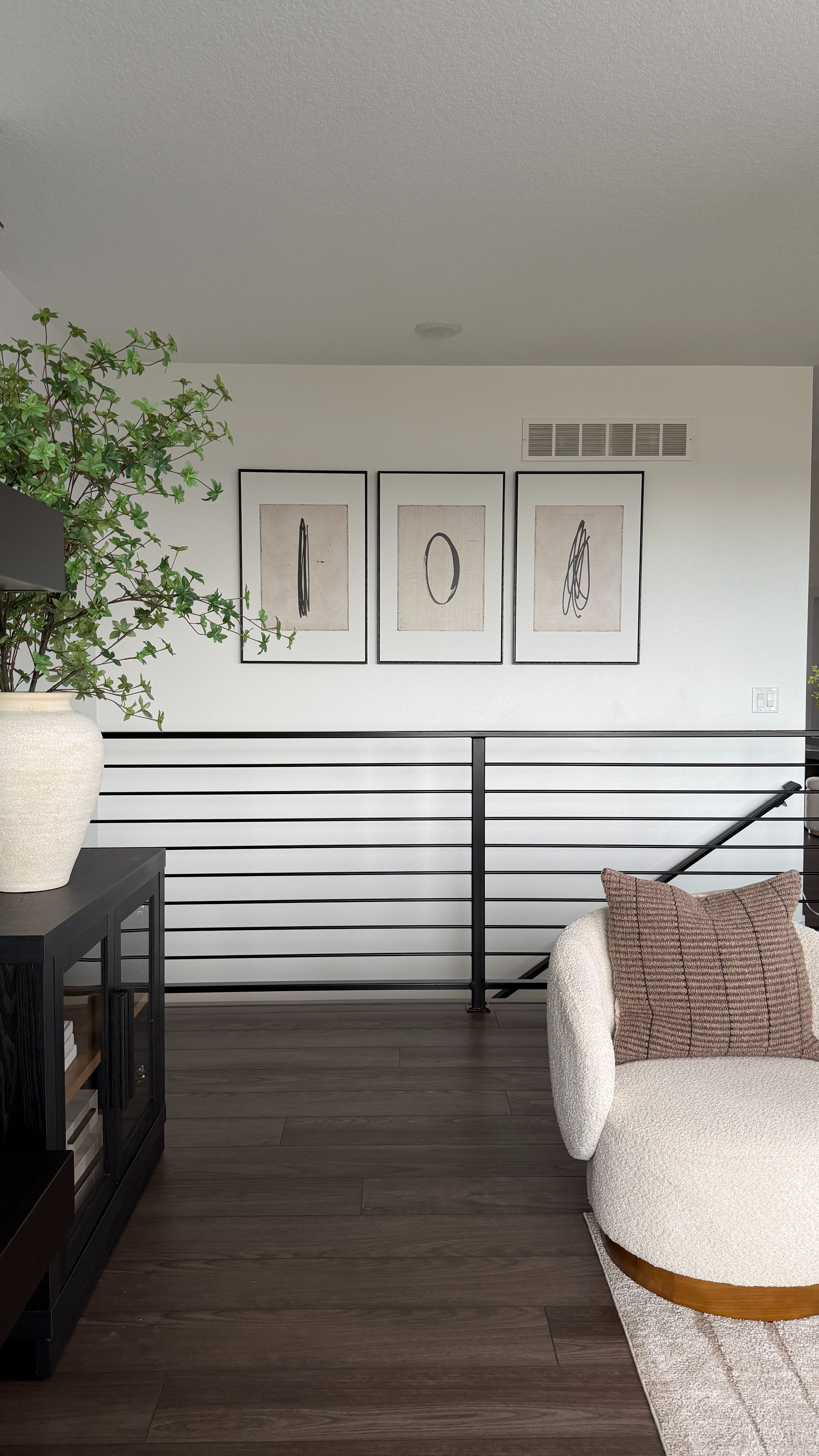 I love my 3-piece art set 🤍 Perfect for filling larger walls without feeling overwhelming.  

 #LTKHome