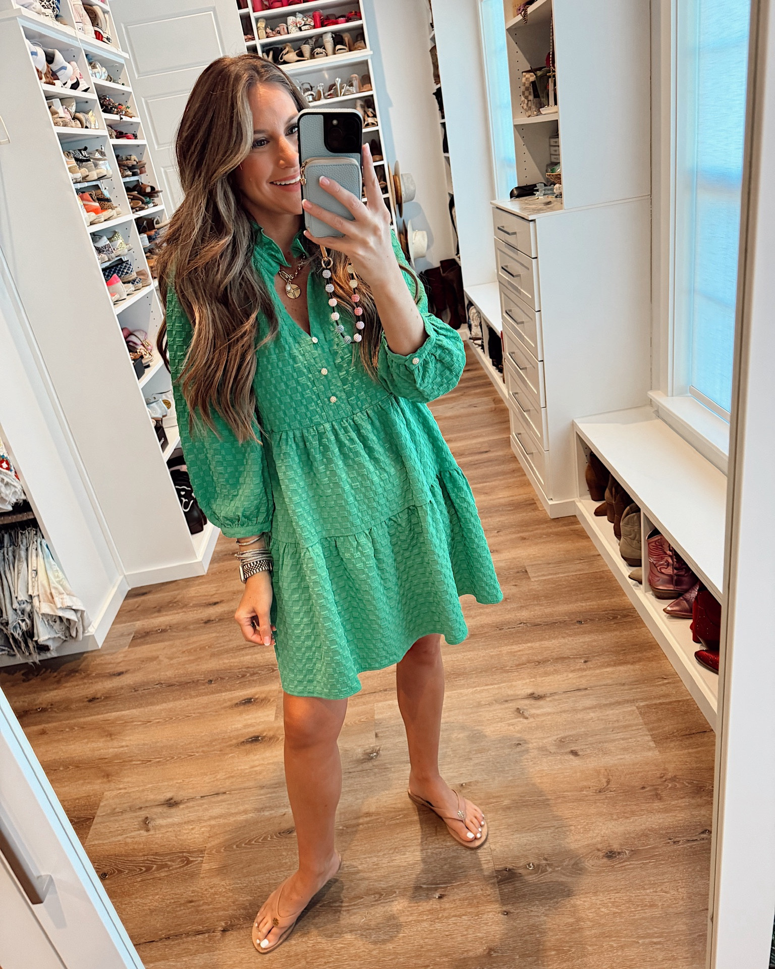 In a medium nursing dress with hidden zippers under bust from Shop The Mint - fits tts.

#LTKStyleTip #LTKBaby #LTKFamily