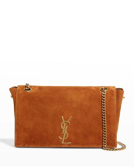 Saint Laurent Soft Kate Medium Reversible YSL Monogram Crossbody Bag | Neiman Marcus