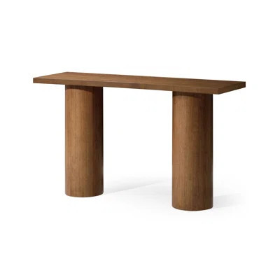 Maven Lane Lana Contemporary Wooden Console Table in Refined Grey Finish | Wayfair North America
