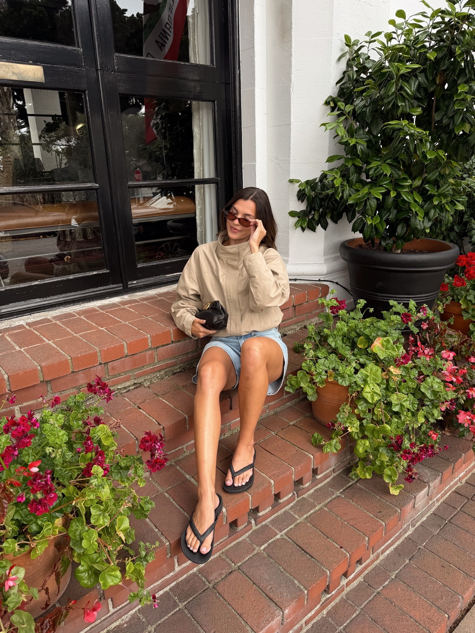 Grabbing coffee!! ☕️ 

Carmel, California, Archie’s flip flops, summer outfit inspo, reformations, aritzia, Zara, Amazon finds, travel essentials, accessories