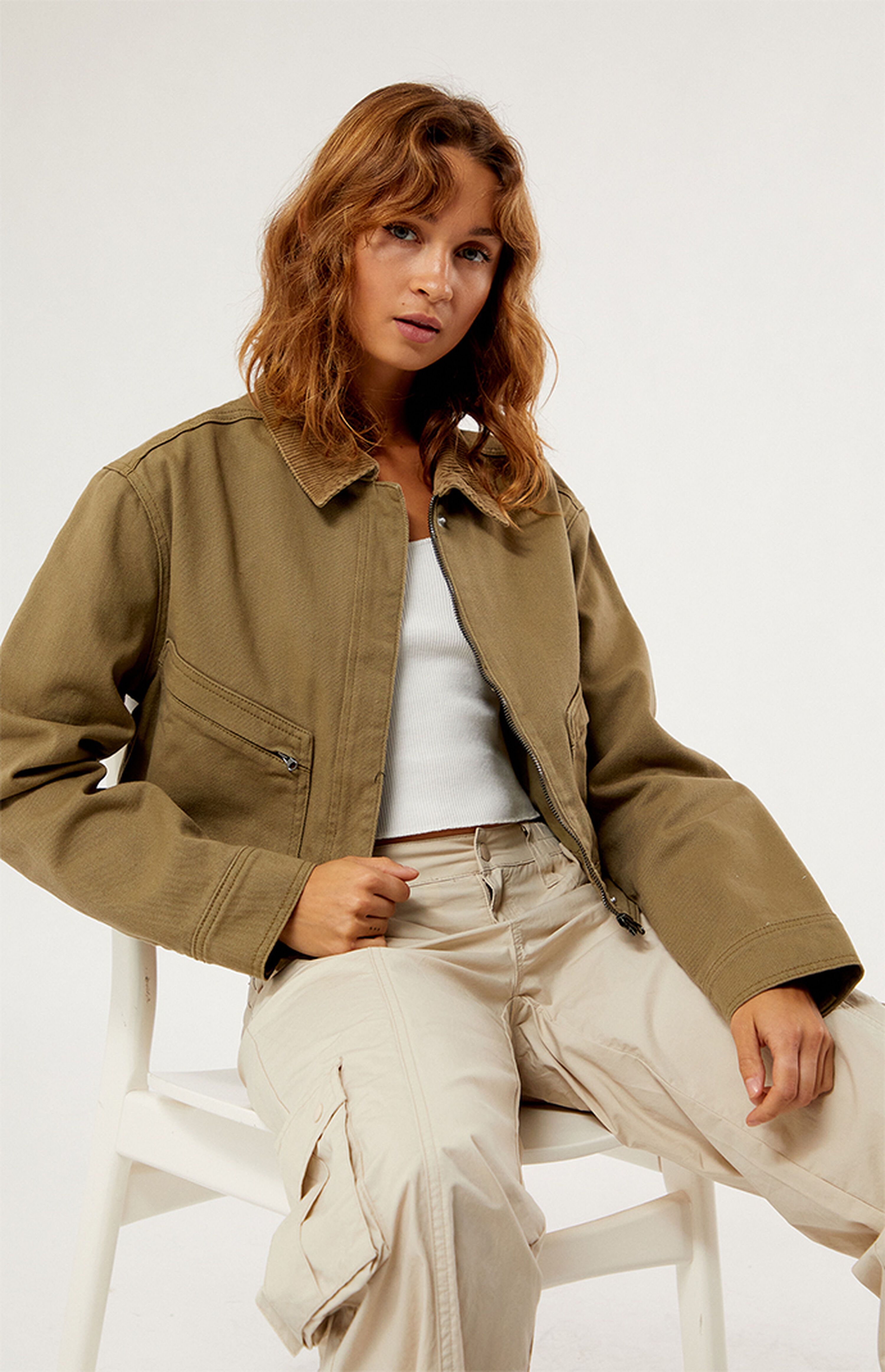 PacSun Cropped Workwear Cargo Jacket | PacSun