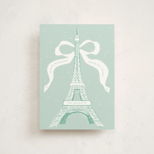 Eiffel Holiday Postcards | Minted