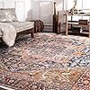 nuLOOM KHMC04A Ethel Medallion Fringe Area Rug, 5' x 7' 9", Rust | Amazon (US)