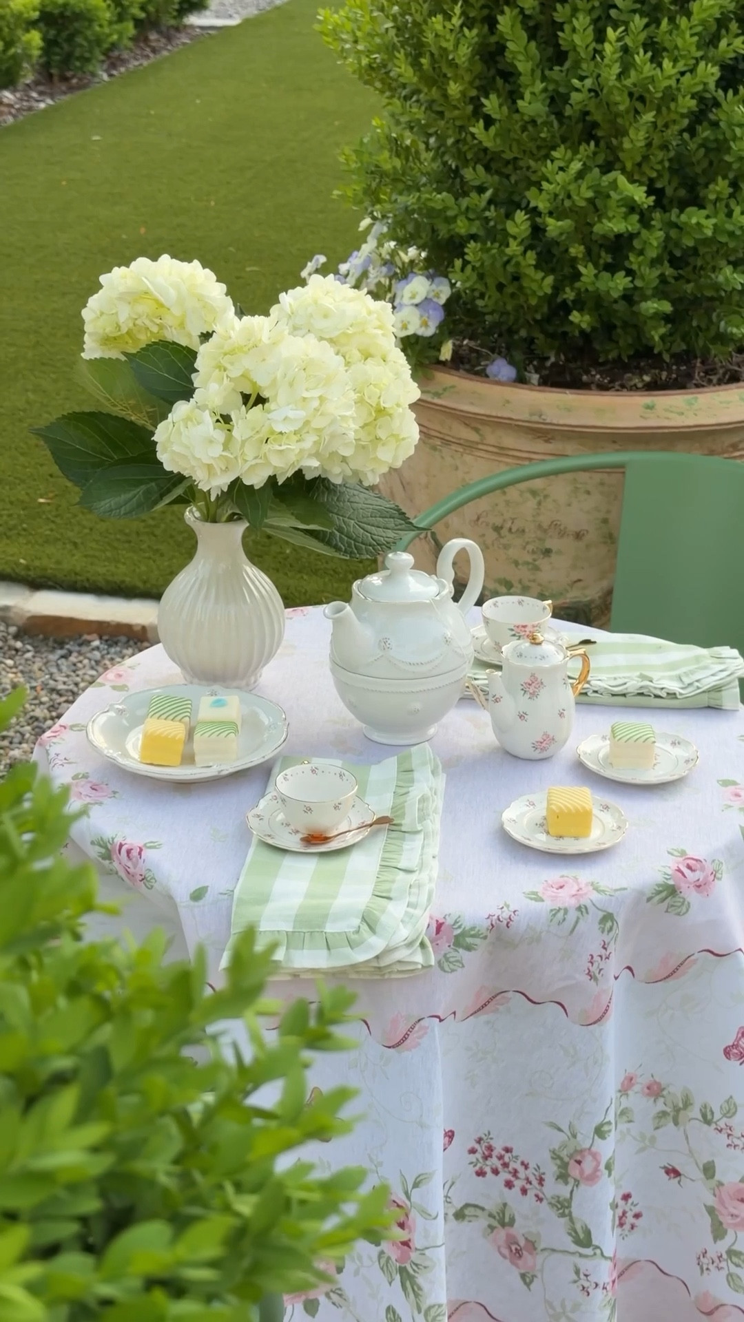 #ad When your kids ask for a backyard tea party after school, how can you say no? This outdoor table set from @Wayfair  is the perfect addition to our garden. I’ve been saving it for a special backyard moment, and a tea party felt like it! (It’s even perfect if you have a small outdoor space.) Linking the table + our tea party items here! #Wayfair #WayfairPartner #wishyouwerehere #outdoor

#LTKmomlife #LTKHome #LTKMothersDay