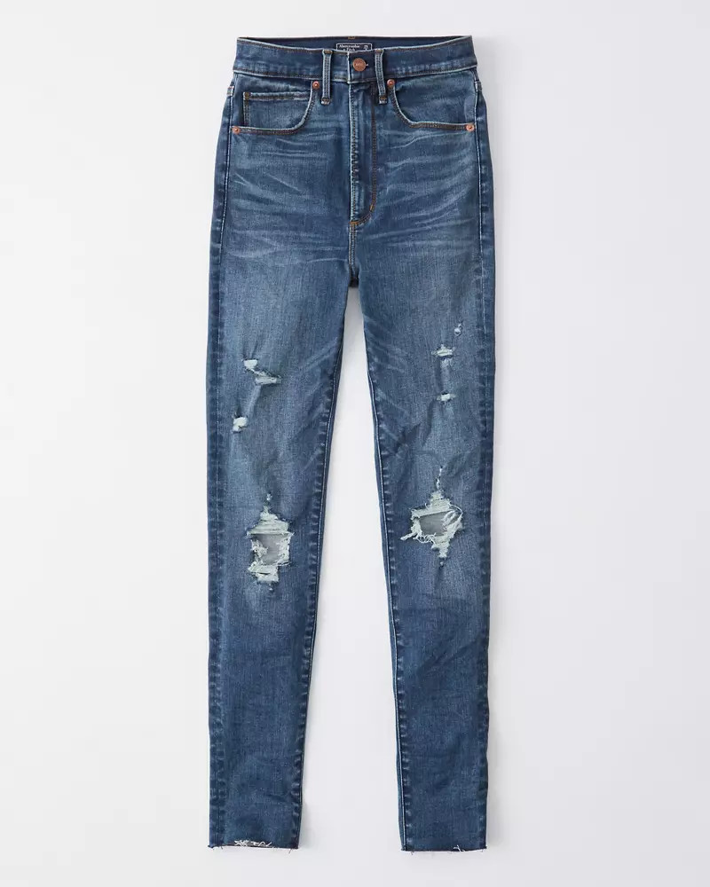 Ultra High Rise Super Skinny Jeans | Abercrombie & Fitch US & UK