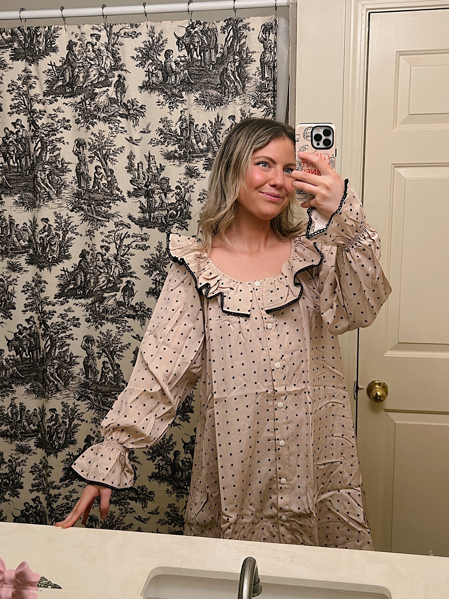 Cozy winter pajamas, cute loungewear, nightgown, polka dot trend, cozy at home, winter wardrobe, Valentine’s Day gift ideaas

#LTKHome #LTKdayinmylife #LTKootd