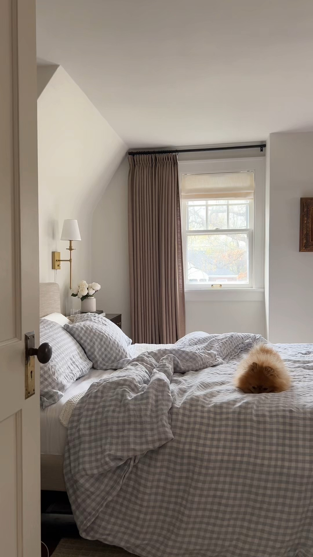 Spring bedroom with gingham bedding 

#LTKHome #LTKGiftGuide #LTKSeasonal