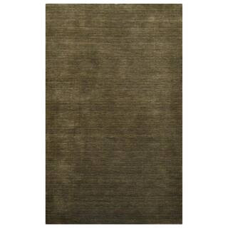 8 ft. x 10 ft. Brown Wool Hand Woven Area Rug | The Home Depot