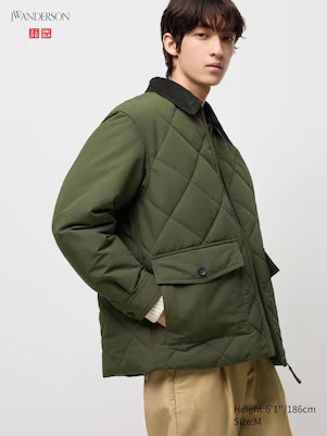 MEN'S JW ANDERSON PADDED QUILTED BLOUSON | UNIQLO AU | Uniqlo Australia