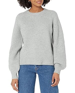 Amazon Essentials Women's Crew Neck Rib Sweater | Amazon (US)