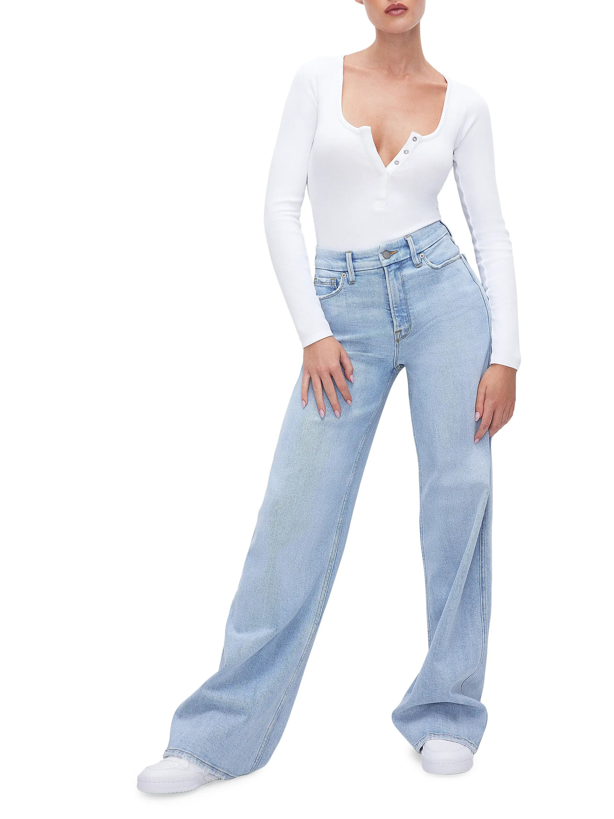 Good Skate Mid-Rise Straight Jeans | Saks Fifth Avenue