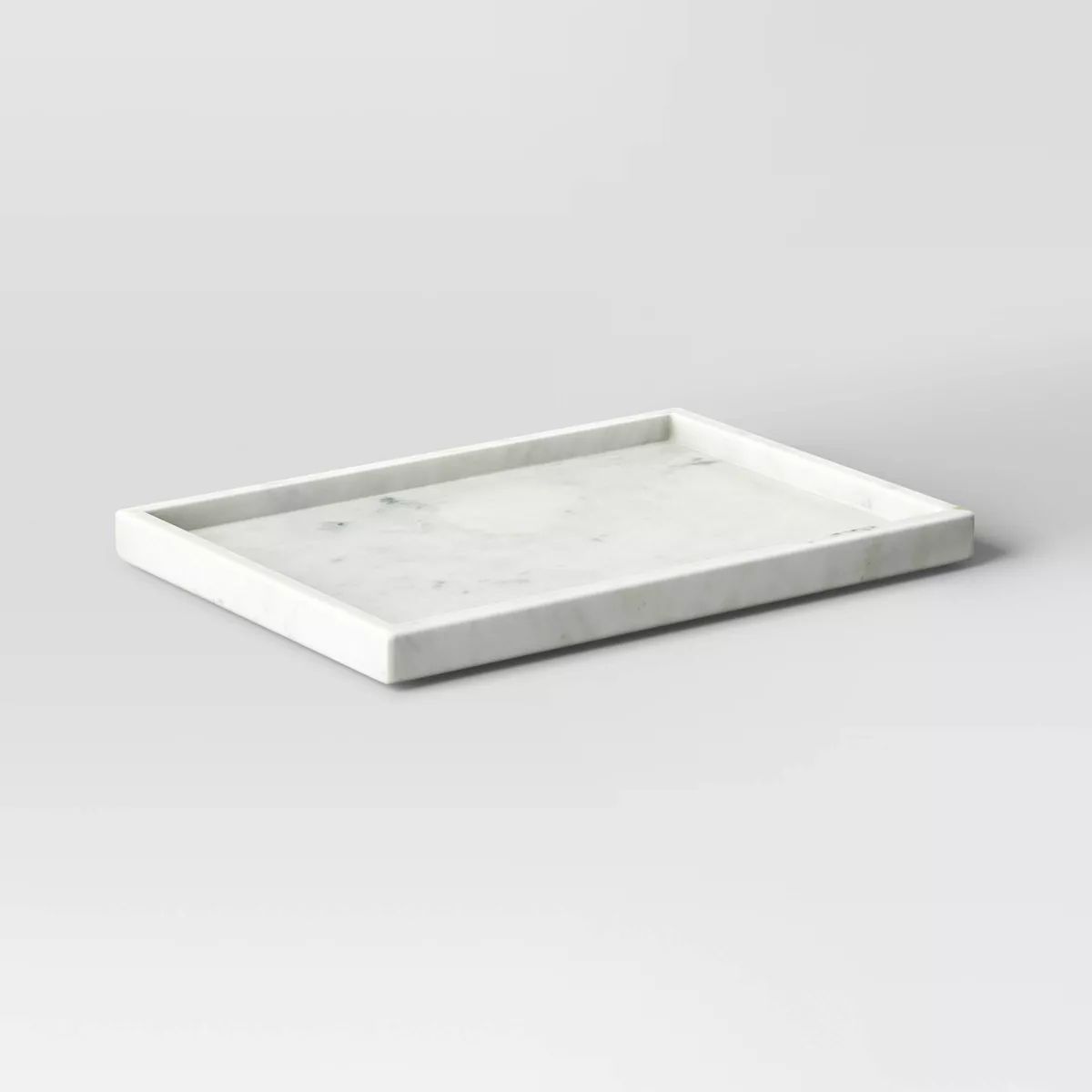 Target/Home/Home Decor/Decorative Objects‎Shop all ThresholdRectangle Marble Tray White - Thres... | Target