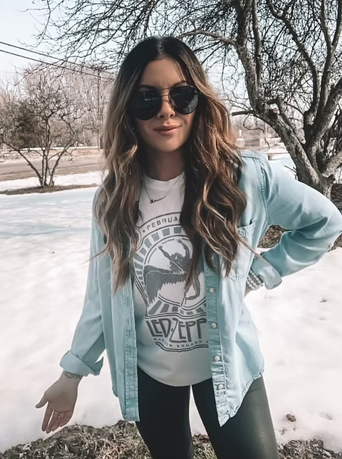 The Blues Graphic T-shirt ( Vintage Feel ) Band Tee | Sassy Queen