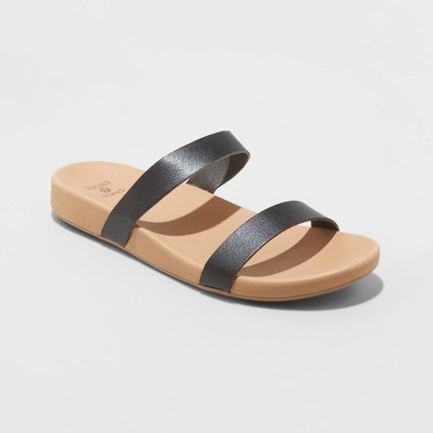 Women's Dani Two Band Slide Sandals - Shade & Shore™ | Target