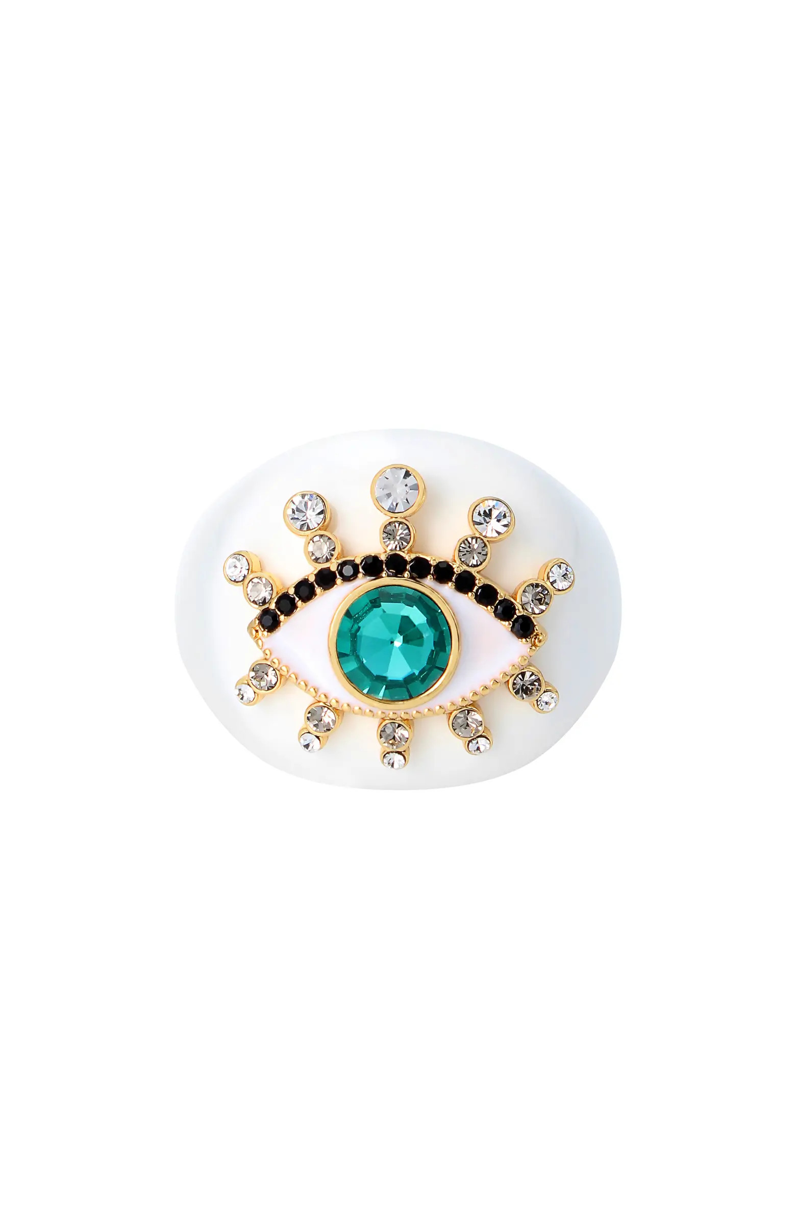 Resin Evil Eye Cocktail Ring | Nordstrom