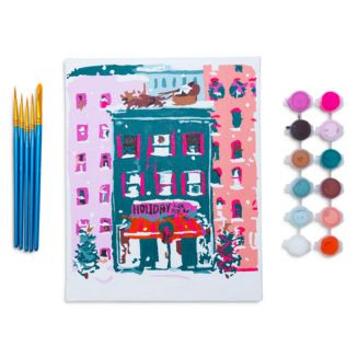Holiday Bookstore Mini Paint By Numbers Kit | Bloomingdale's (US)