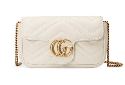 GG Marmont matelassé leather super mini bag | Gucci (UK)
