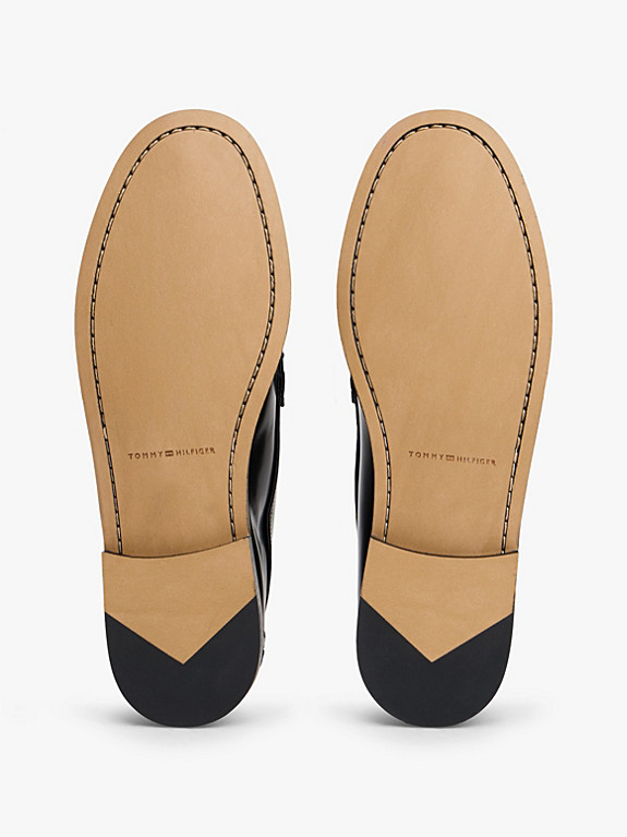 Loafer aus Lackleder mit tiefgeprägtem Logo | Tommy Hilfiger (DE)