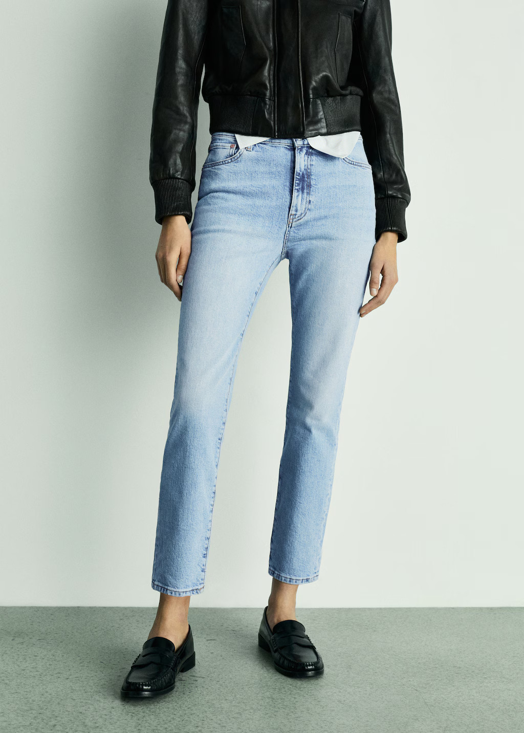 Jeans Claudia slim crop | MANGO (UK)