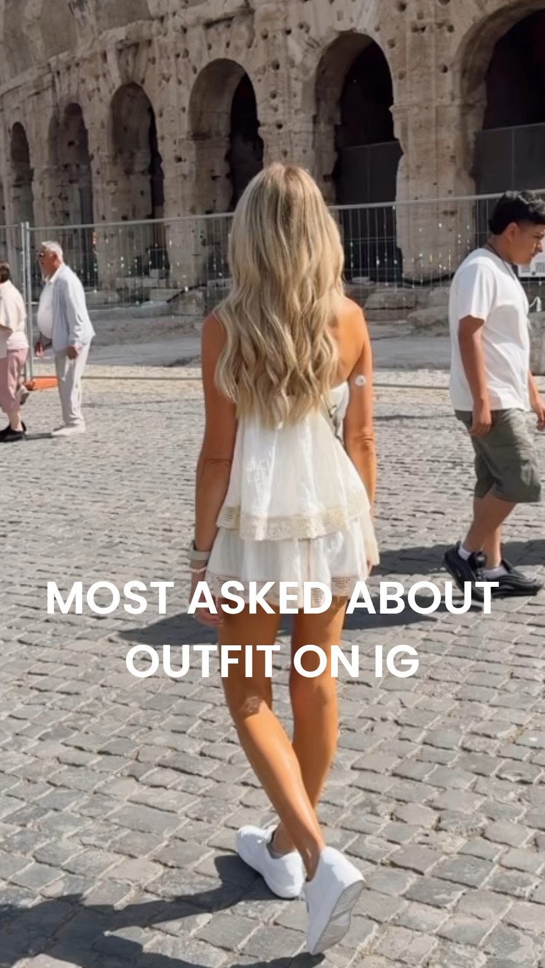 I wore this is my Reef Lay Day video that garnered 10M views. The pull on romper was from Free People and now everyone has duped it, including Target!  

If you're going to Europe, there were a lot of outfits like this and breezy two piece sets.
