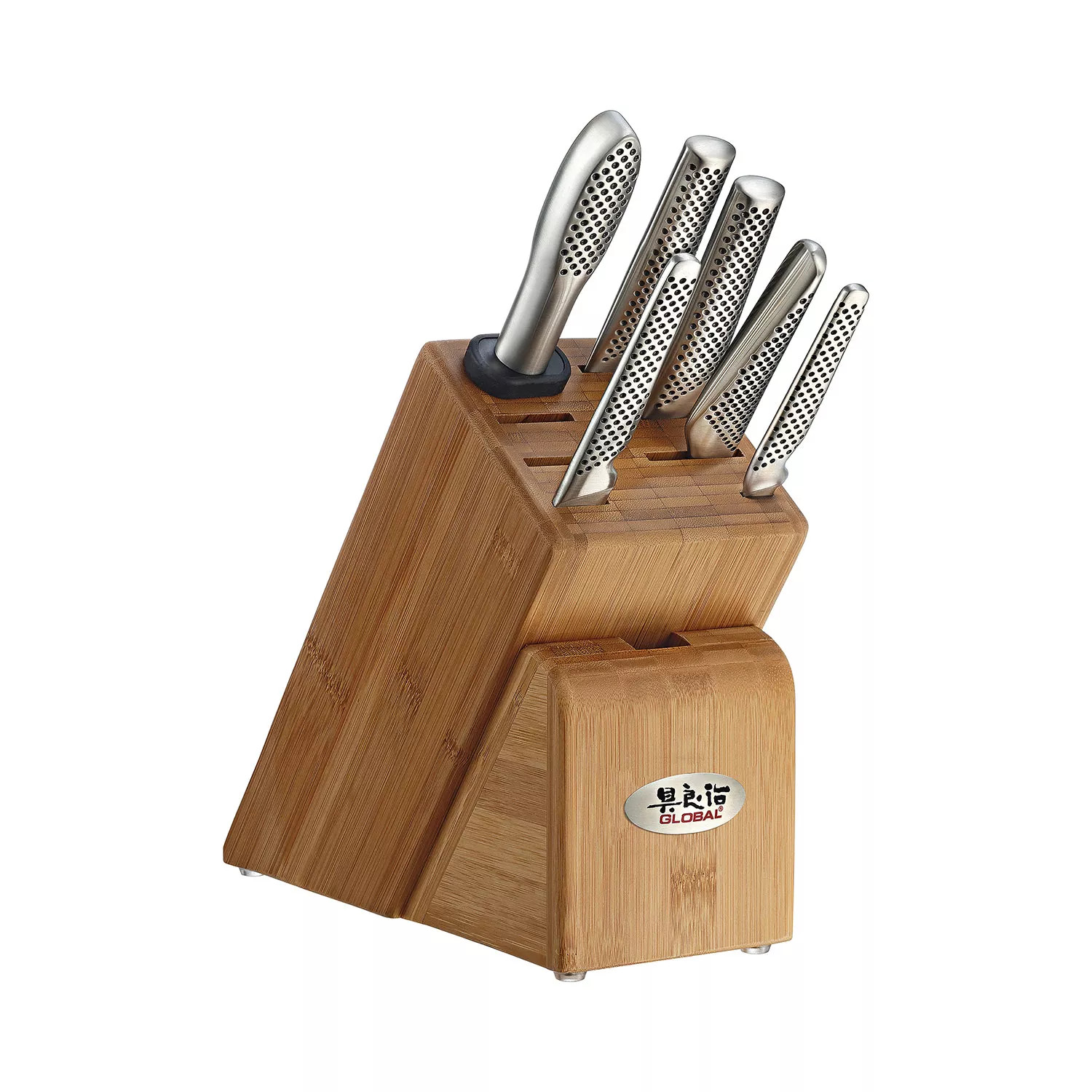 Global Takashi 7-Piece Knife Block Set | Sur La Table