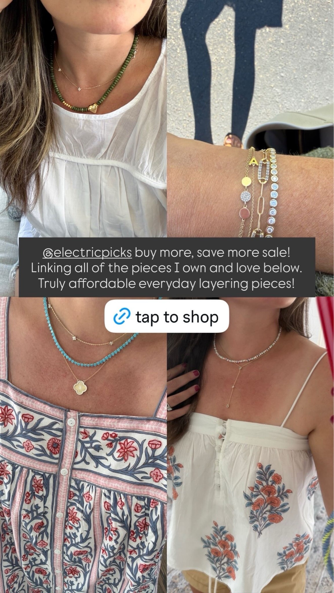 Electric Picks buy more, save more sale! All of my everyday pieces of jewelry are discounted so it’s the perfect time to stock up!!

#LTKSaleAlert #LTKselfcare #LTKootd
