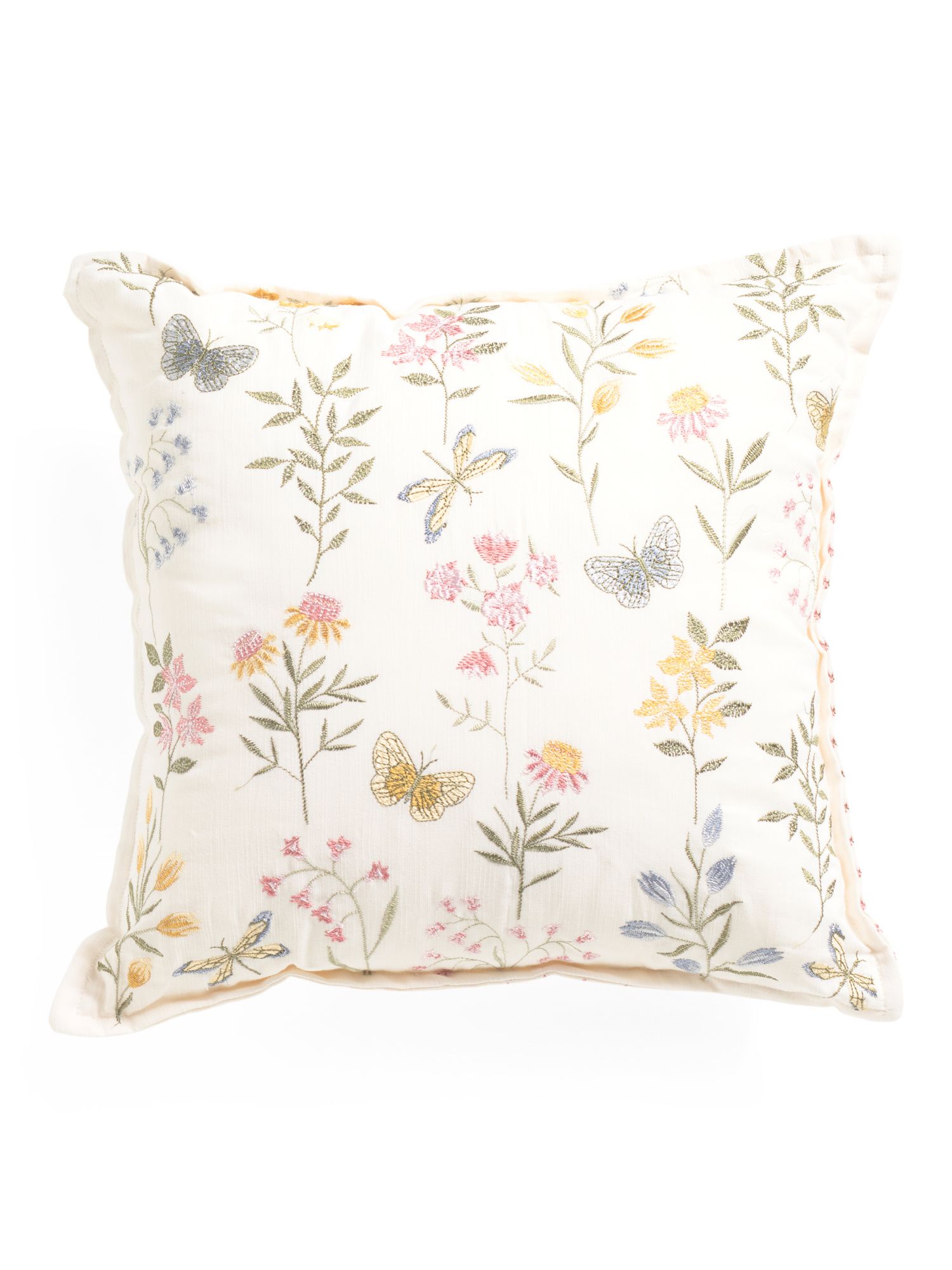 20x20 Embroidered Daisy Pillow | Throw Pillows | Marshalls | Marshalls