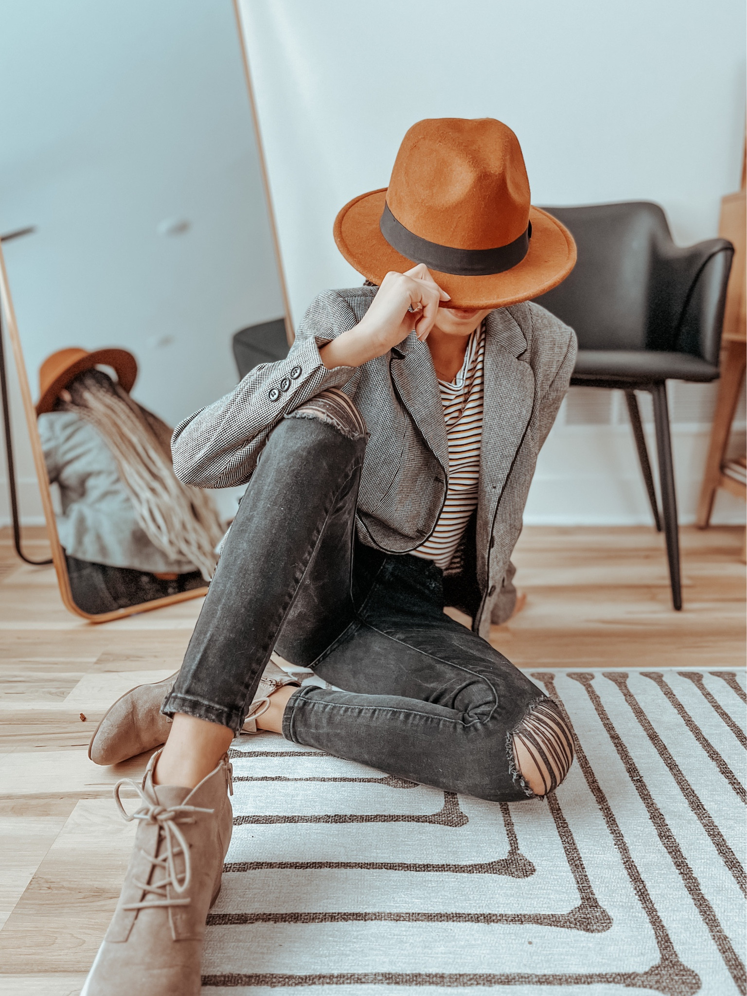This tween and her fashion sense. Fedora + lace up heels + business casual jacket.

#LTKstyletip #LTKshoecrush #LTKkids