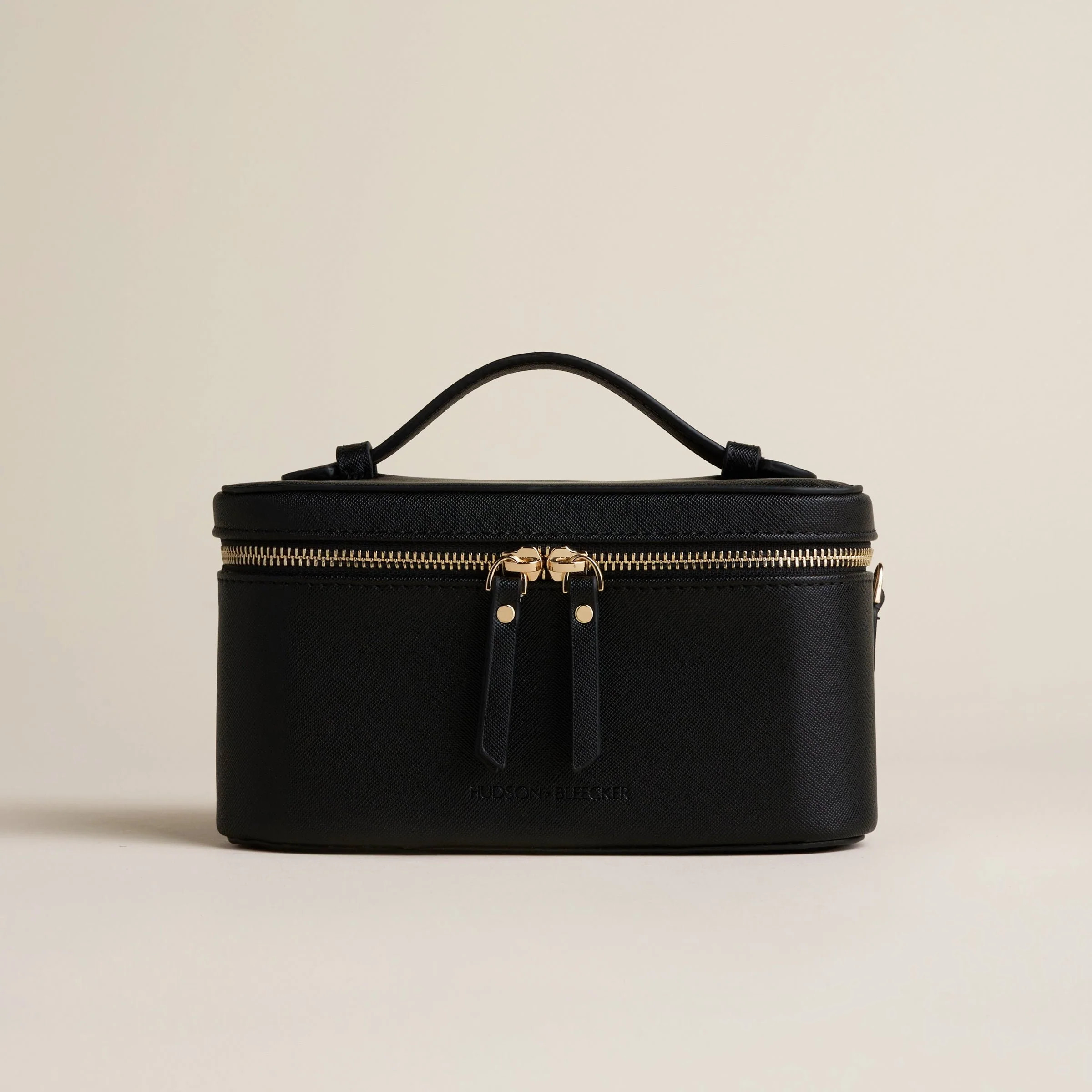 Black Jetsetter Train Case | Hudson + Bleecker | Beauty Travel Case | Hudson+Bleecker