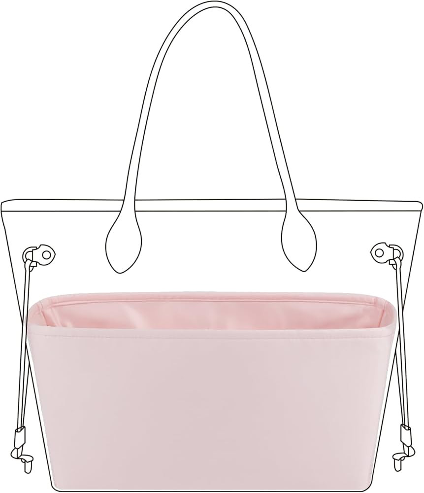 DGAZ Purse Organizer Insert Fits Neverfull-Mini/PM/MM/GM Bags，Silk Bag Organizer，Luxury Handb... | Amazon (US)