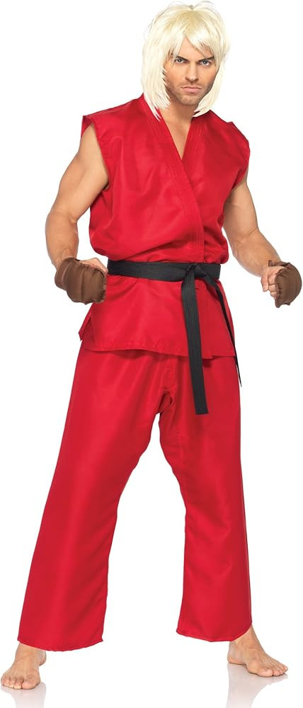 Leg Avenue Costumes 4Pc.Ken Includes Shirt Pants Belt and Hand Pads, Red, Small/Medium | Amazon (US)