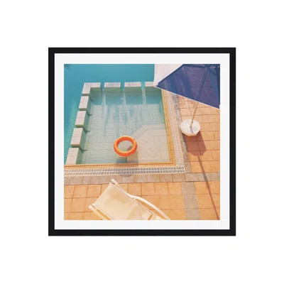 Andreas Cassia Beck Swimming Pool by Cassia Beck - Wrapped Canvas Print | Wayfair North America