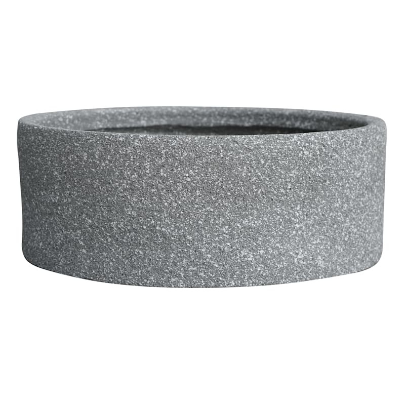 Found & Fable Alpine Grey Pan Planter, 16" | At Home