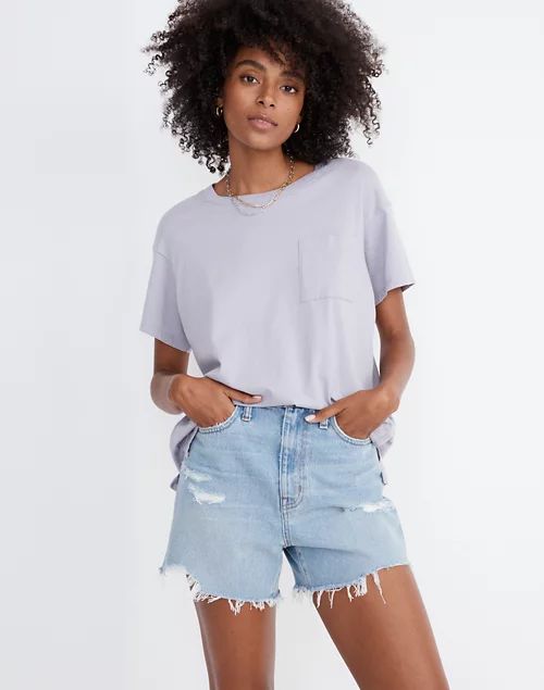 Softfade Cotton Oversized Tee | Madewell