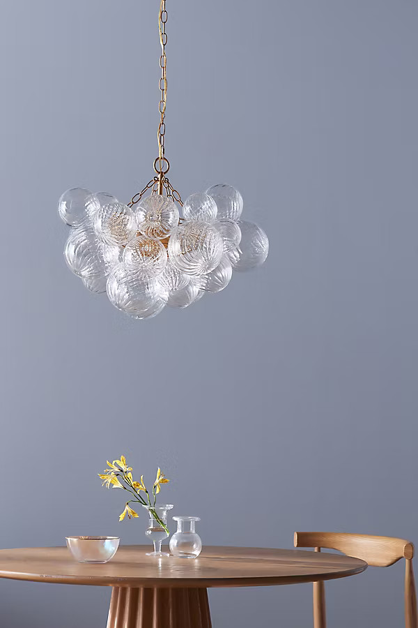 Talia Swirled Glass Chandelier | Anthropologie (US)
