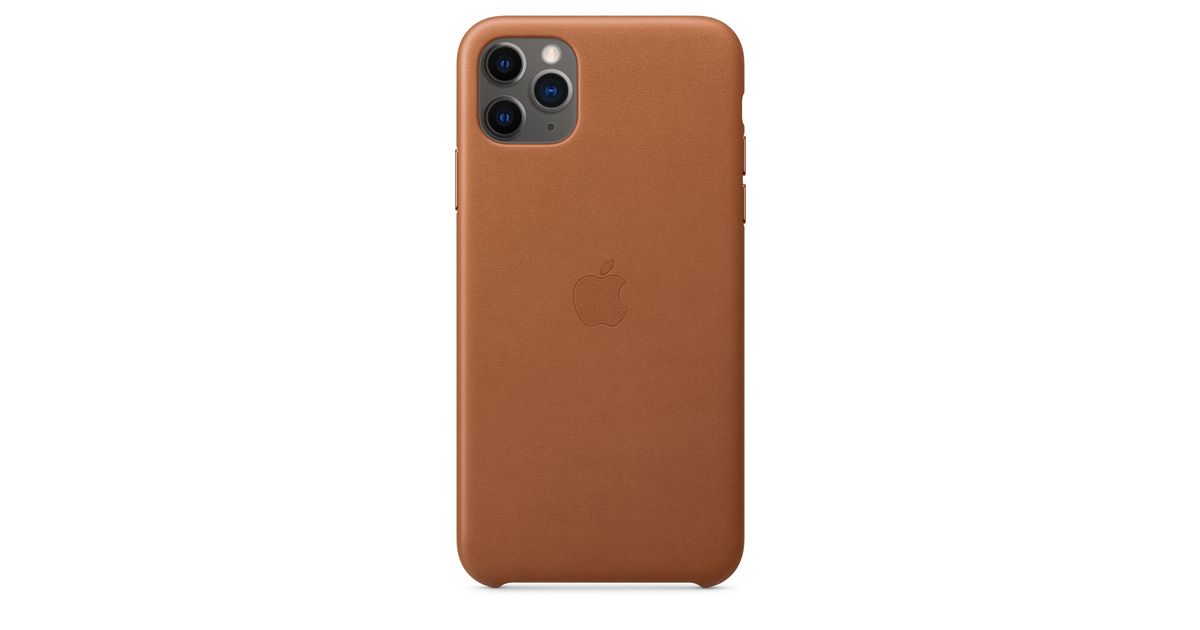 iPhone 11 Pro Max Leather Case - Saddle Brown | Apple (US)