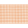 Orange Painted Check Placemat | Maisonette