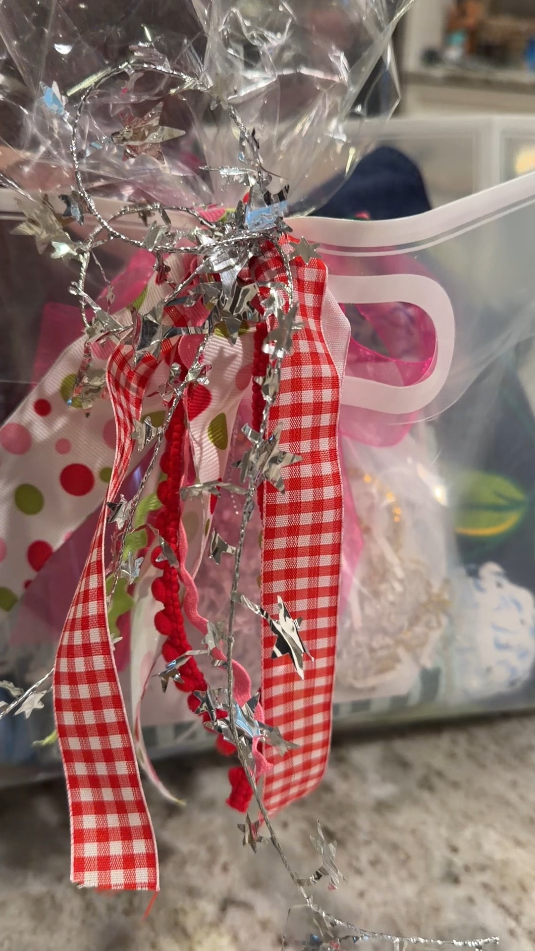 Favorite things party. The hostesses had these cute gift bags for each of us to bring our 3 gifts home. 

Each person was to bring 3-$25 gifts (favorite things) to share. Everyone put their name in a hat 3 times. When it was your turn, you drew 3 names. You handed out what you brought to those 3 people. Simple! I know there are other ways to play, but this is a fun one. And everyone gets a chance to share just WHY they brought what they did.

Linking what I brought home! 

#LTKHoliday #LTKGiftGuide #LTKFindsUnder50