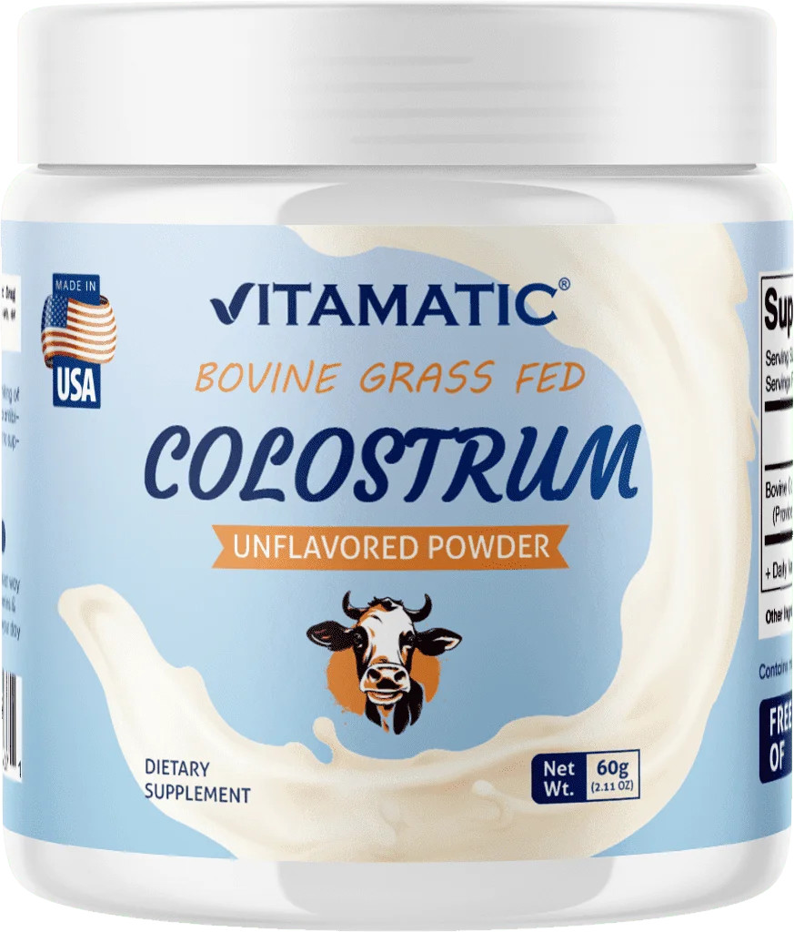 Vitamatic Bovine Colostrum Powder - Supplement for Gut Health, Hair Growth, Beauty, Muscle Recove... | Walmart (US)