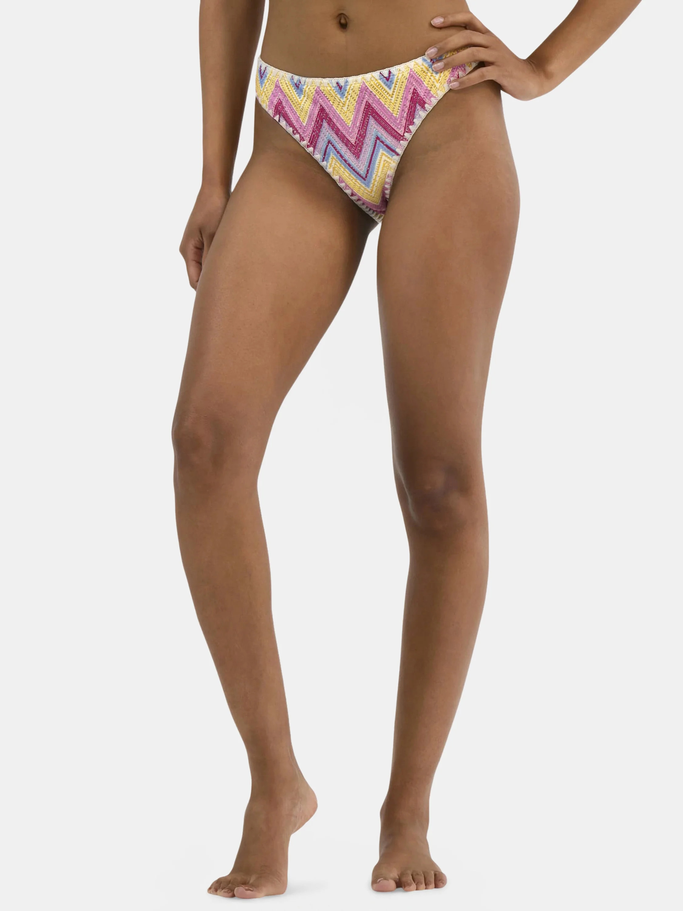 Jessica Simpson Women's Chevron Crochet Bikini Bottoms, Sizes XS-XXL | Walmart (US)