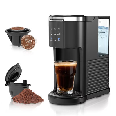 Single Serve Coffee Maker, K-Cup & Ground Coffee Compatible, 6–14oz Brew, 40oz Removable Reserv... | Target
