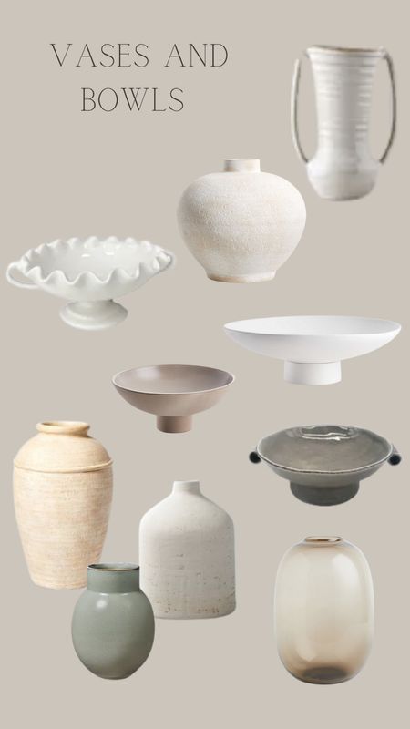 An easy and inexpensive way to update a coffee table, style a dining room or a shelf: with these neutral vases and bowls at every price point.


#LTKFind #LTKhome #LTKstyletip