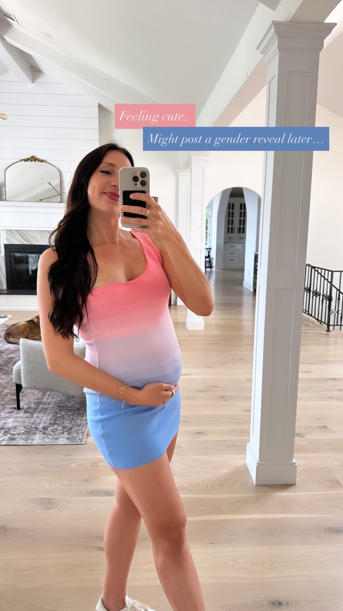 Feeling cute in this pink and blue ombré dress from superdown! 

#LTKStyleTip #LTKSeasonal