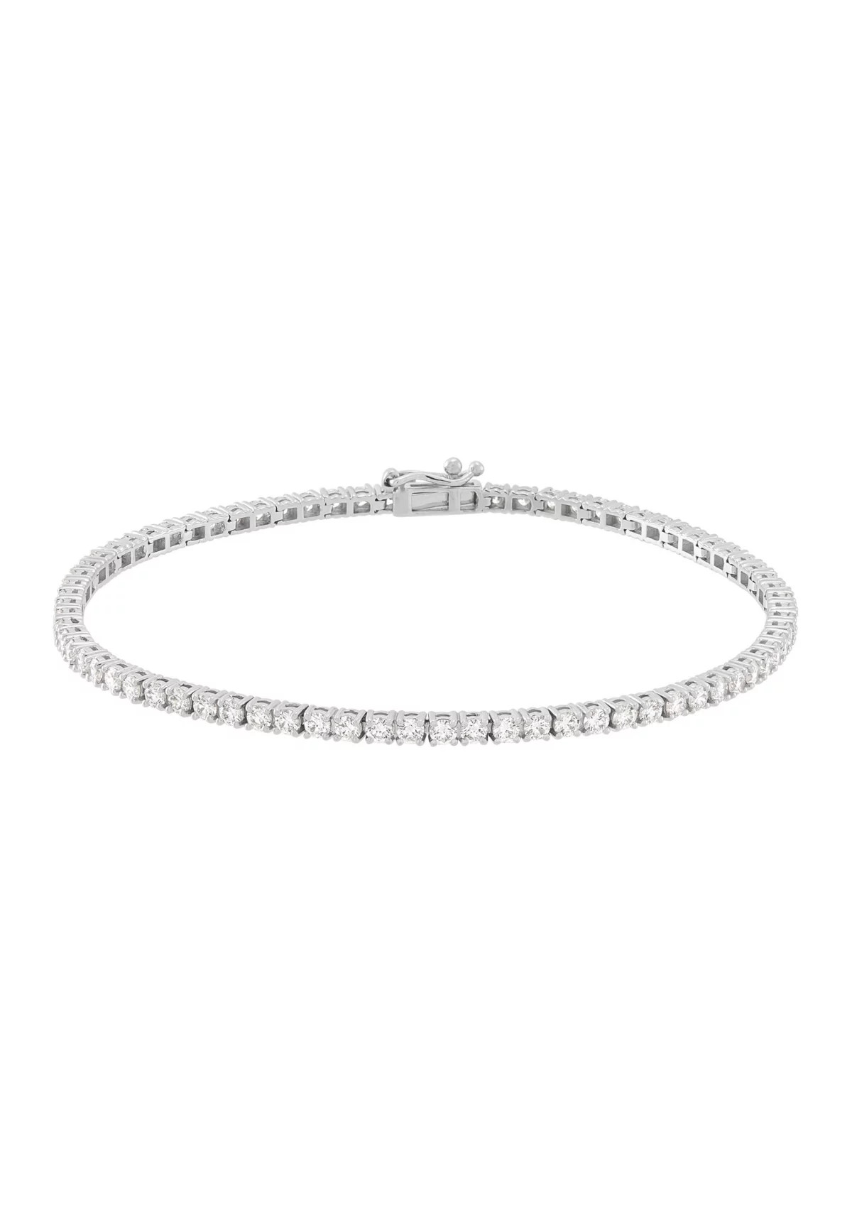 3 ct. t.w. Lab Grown Diamond Bracelet in Sterling Silver | Belk